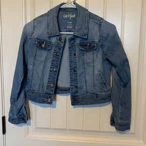 Girls denim jacket size 7/8
